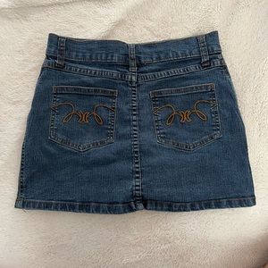 Vintage Hurley denim mini skirt